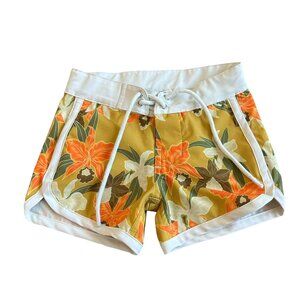 Acacia Swimwear Swim Shorts Board Beach Tropical Floral Hawaiian Size Small Boys